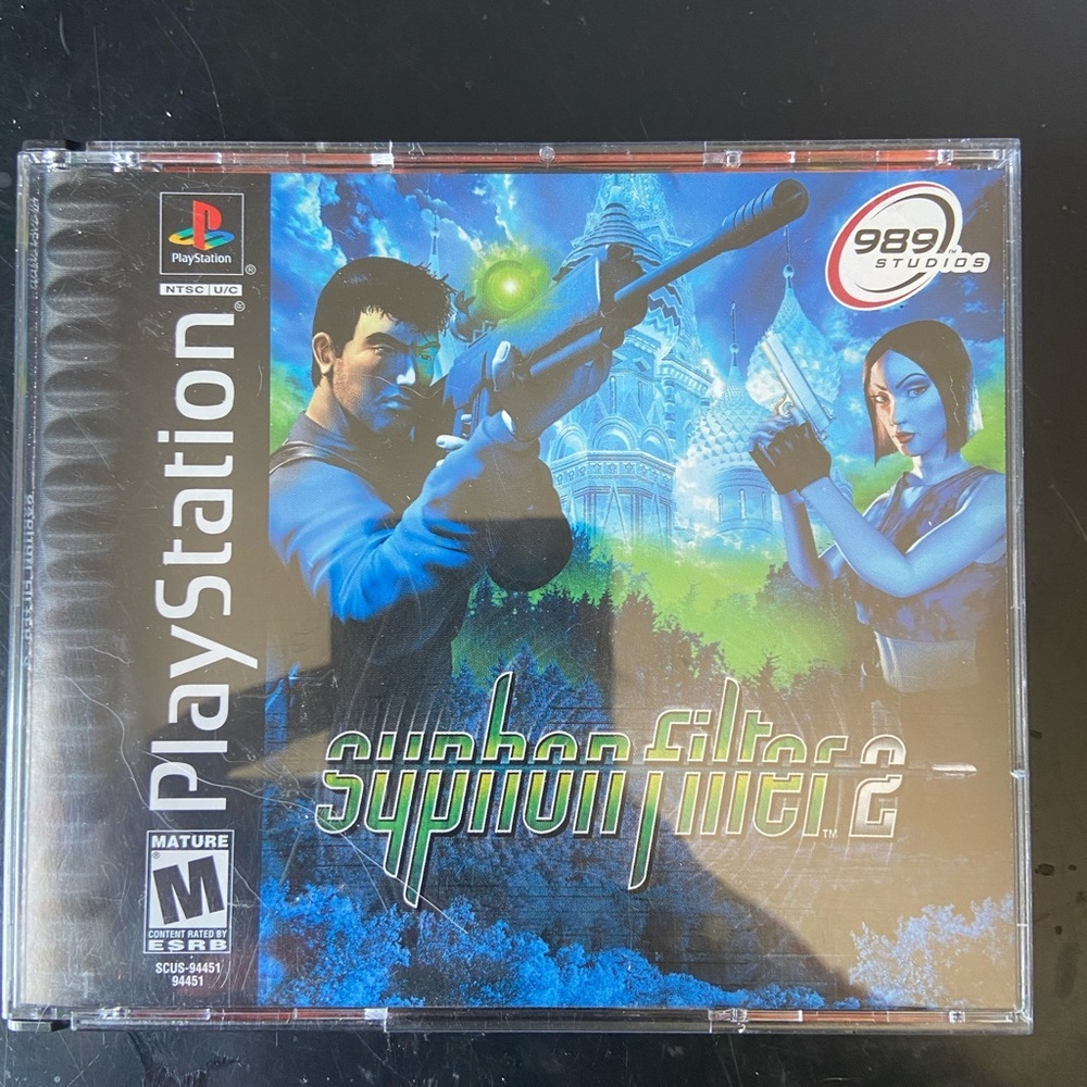 Syphon Filter 2 (Sony PlayStation 1, PS1 2000) CIB Complete - Tested Works